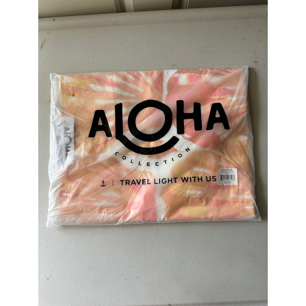 NWT Aloha Collection Sunrise Shells Holo Holo Reversable Splash-Proof Open Tote - Picture 7 of 9
